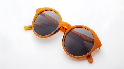 Get the ultimate chic and stylish vibe with these trendy orange sunglasses. Perfect for a modern look on sunny days or outdoor activities, theyre a fashionable choice for casual wear