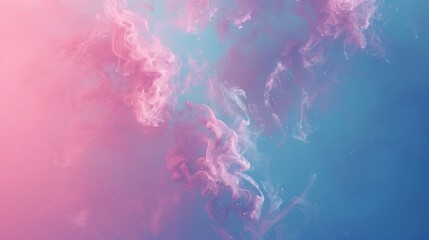 Wall Mural - pink with subtle blue textures, empty gentle background 32k, full ultra hd, high resolution