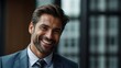 © HAPIXEL - Portrait of Successful businessman In Office Background, corporate business People