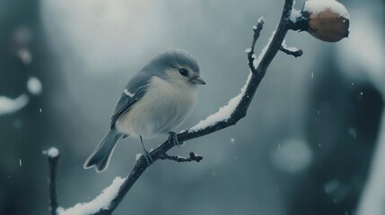 Wall Mural - Tufted Titmouse