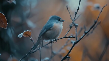 Wall Mural - Tufted Titmouse