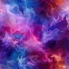 Poster - Abstract swirl of color in pink, purple, blue and red.