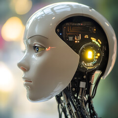 Wall Mural - artificial intelligence(ai) is revolutionizing industries by enhancing efficiency,accuracy,innovatio