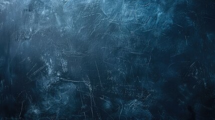 Poster - Blue textured chalkboard photo booth background with space for text.