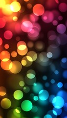 Canvas Print - Colorful Abstract Lights