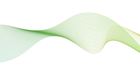 Fototapete - Abstract green waves background,Abstract green wavy lines. Colorful vector background.green wave melody lines on white background,Abstract green wave lines pattern background. green wave lines frame,