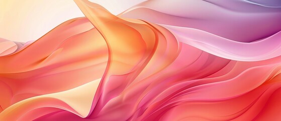 Wall Mural - Abstract background with smooth shapes