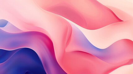 Wall Mural - Abstract background with smooth shapes