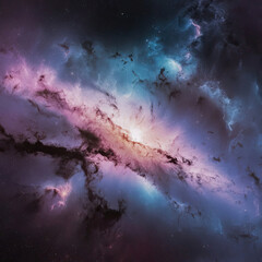 Wall Mural - awe-inspiring-image-of-a-distant-galaxy