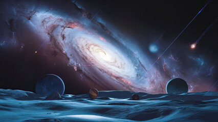 Wall Mural - awe-inspiring-image-of-a-distant-galaxy