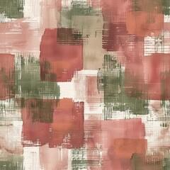 Poster - Abstract  watercolor texture in red, green, and white.