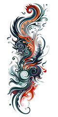 Wall Mural - Tribal Tattoo traditional tattoo illustration