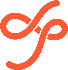Poster - abstract organic shape. doodle element. cute scribble and playful groovy squiggle line. simple carto