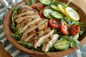 Wall Mural - _A_healthy_grilled_chicken_salad