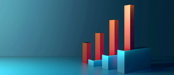 Growing Bar Graph Financial Success