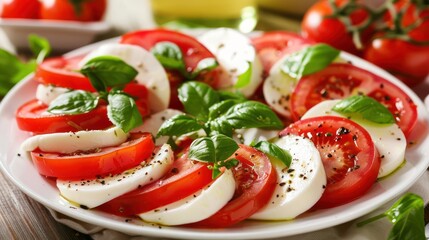 Wall Mural - Caprese Salad: A Classic Italian Delight