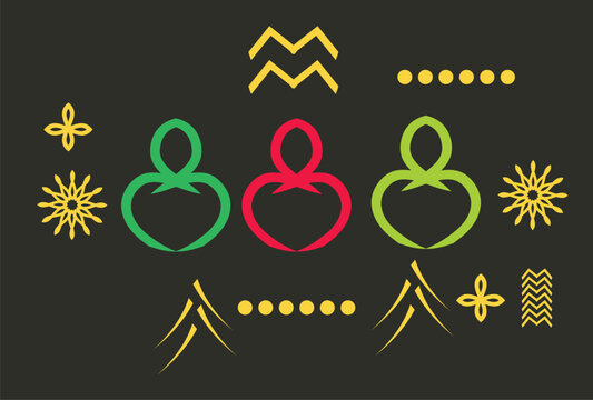 Abstract Geometric Shapes for Web Design, Print, Presentation, banner, Flyer, magazine. design