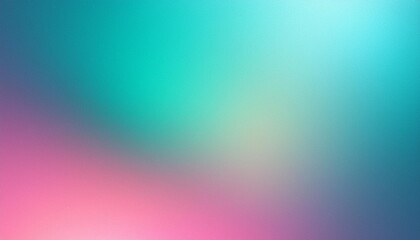 Wall Mural - grain blur gradient noise wallpaper background grainy noisy textured blurry color texture teal aqua pink