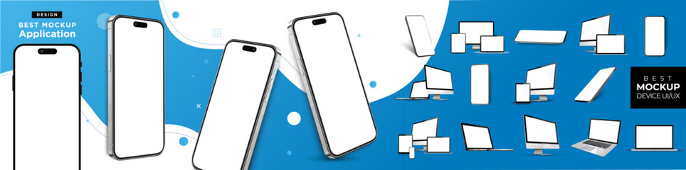 Wall Mural - mockup design modern collection