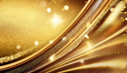 abstract golden glitter background with gold line texture