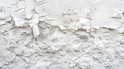 Canvas Print - Background of aged white cement wall