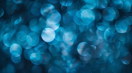 blue bokeh abstract background