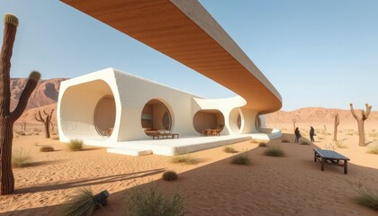 Sticker - Modern Desert Architecture.