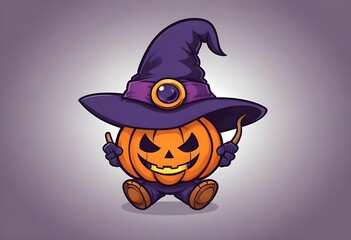 Halloween pumpkin image vector for t-shirt design