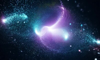 Wall Mural - abstract cosmic glow