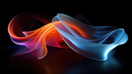 Bright blue flame flickers on a dark, dynamic background of energy.