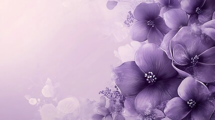 Poster - Botanical floral background