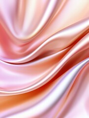 Poster - Elegant pink and orange fabric background