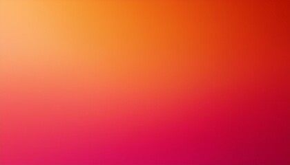 Poster - abstract gradient red orange and pink soft colorful background