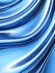 Poster - Abstract blue wave background