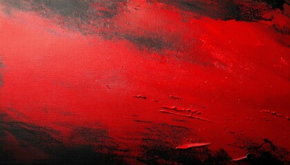 Wall Mural - painted background texture red and black