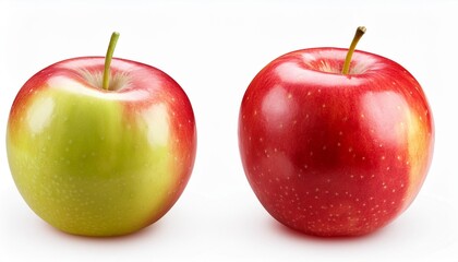 Wall Mural - apple isolated on white background full depth of field