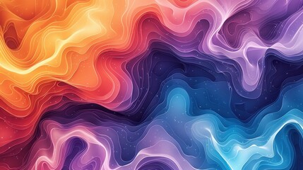 Poster - Abstract background with organic shapes, biomorphic design, life-like, biological, morphing, cellular, amoeboid