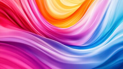 Wall Mural - abstract colorful undulated wallpaper representation of the background