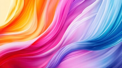 Wall Mural - abstract colorful undulated wallpaper representation of the background