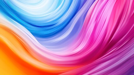 Wall Mural - abstract colorful undulated wallpaper representation of the background