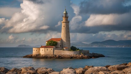 lighthouse on the island of island