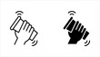 © Ainul - shake the bottle well, shaker icon set, hand holding drink, vector illustration on white background