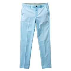 Light blue pants isolated on transparent background