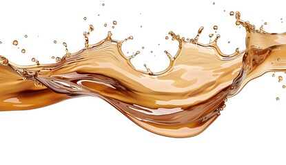 Poster - Brown Liquid Splash