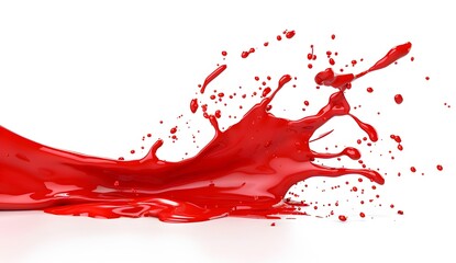 Poster - Red Liquid Splash