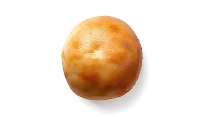 Sticker - Close-up of a Single Round Bread Roll