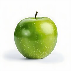 Wall Mural - Green Apple Isolated on White Background