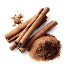 Wall Mural - Cinnamon sticks and powder