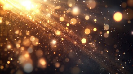 Poster - Abstract light burst background with rays of glowing light and particles, creating a dynamic and energetic visual.