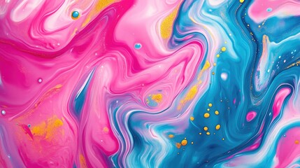 Poster - Abstract liquid marble background with vibrant colors and fluid shapes, ideal for artistic projects